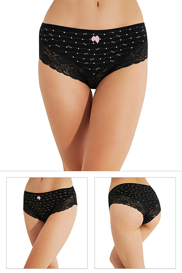 14946 DANTELLİ 3 LÜ KÜLOT - 3