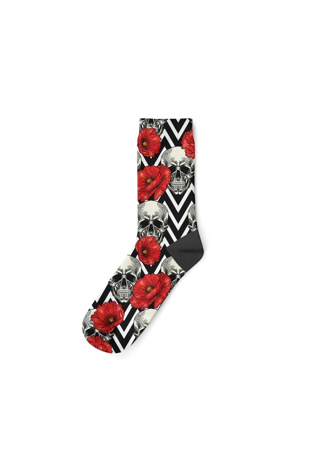 Skull Patterned Dry Socks - 2