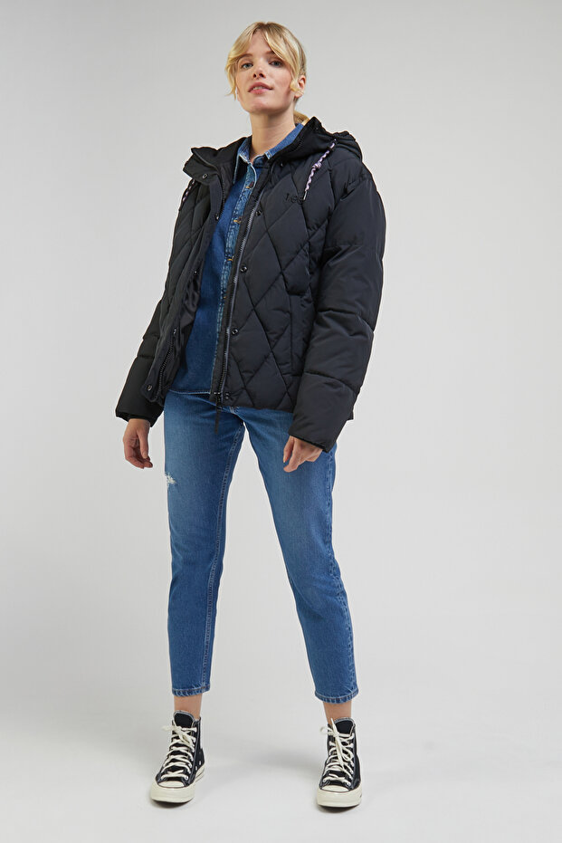 Short Puffer Unionall - Černá - 4