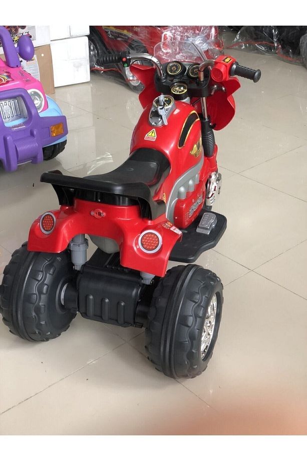 Kırmızı Aliş Go Way 404 12v. Turbo 3-7 Yaş Dev Akülü Motor - 4