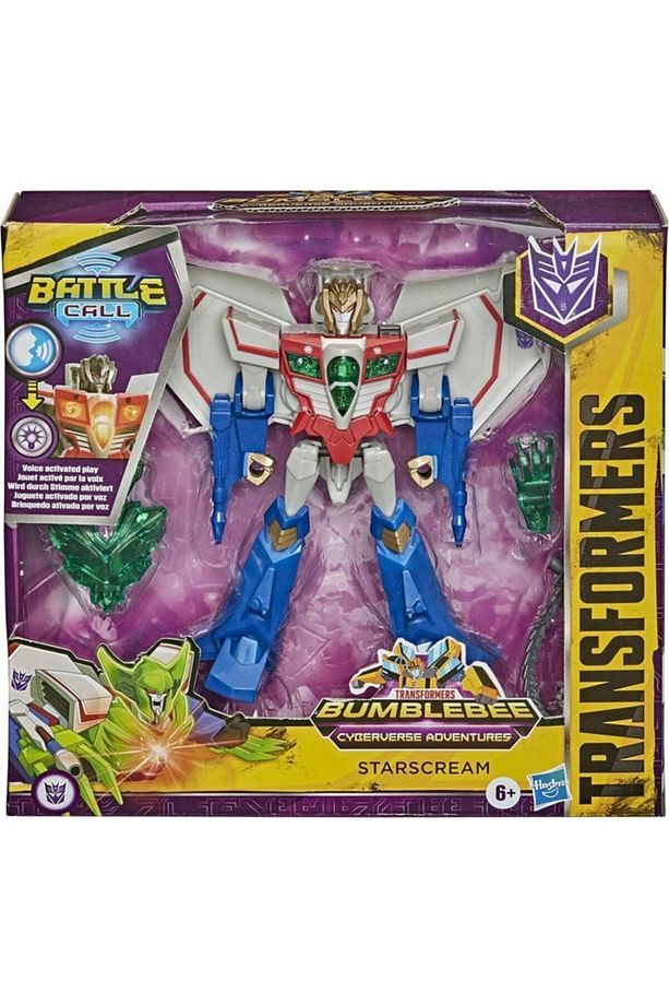 Bumblebee Cyberverse Maceraları Battle Call Figür E8227 E8377 Starscream - 3