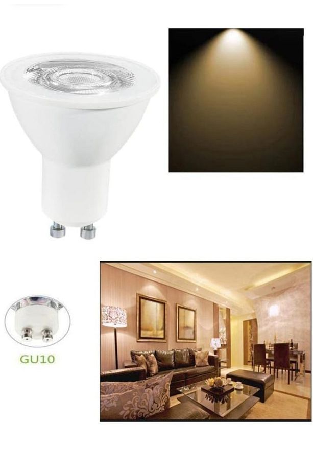 6.9w = 80w Eşdeğer Gu10 Duylu 2700kelvin Sarı Işık 575lümen F Enerji Led Value Spot Ampul - 2