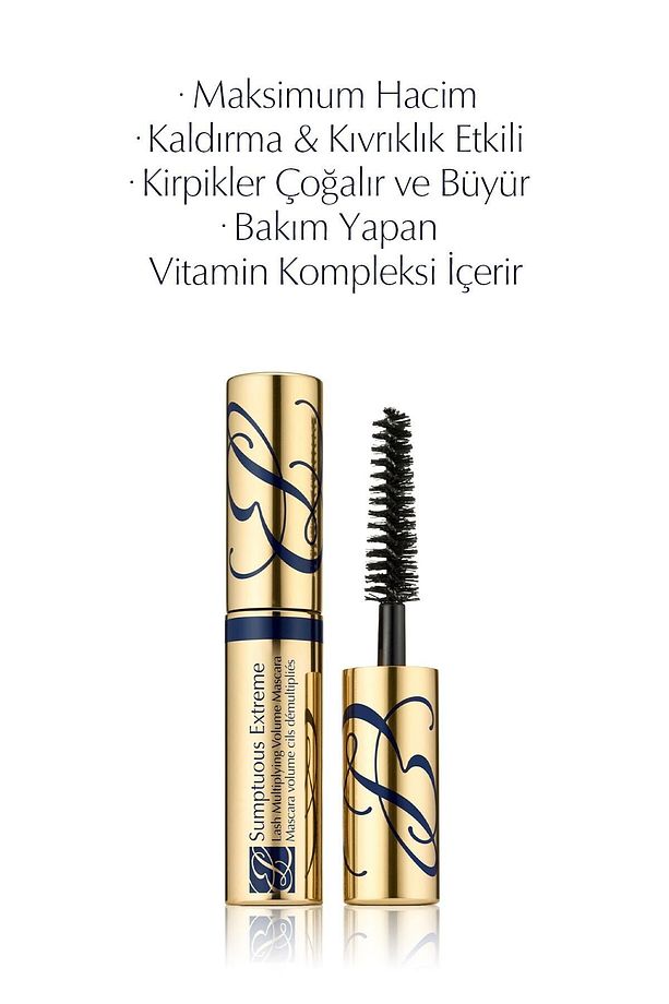 Seyahat Boy Siyah Maskara - Sumptuous Extreme Maskara - 2.8 ml, (Hacim, Kıvırma, Kaldırma) - 1