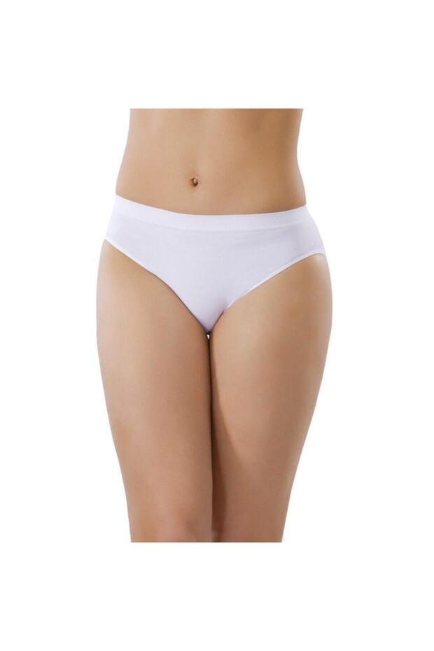Women's White Seamless Non-Marking Slip Panties 11000