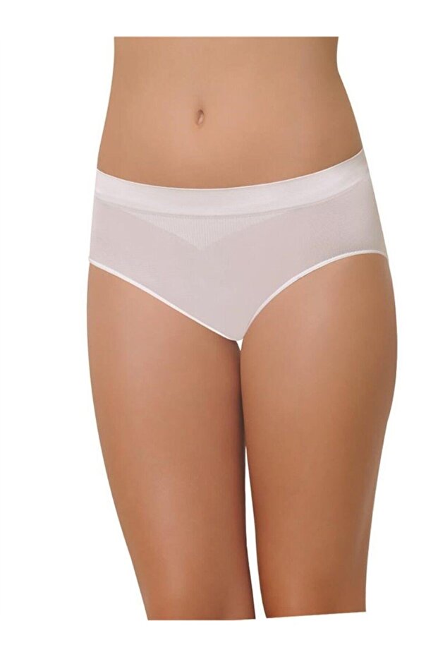 Women's White Taktel Seamless Slip Panties 2006 3-Pack