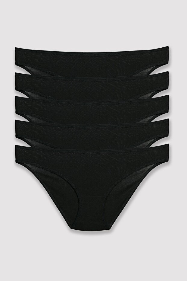 Pack of 5 Cotton Women's Basic Brief Panties