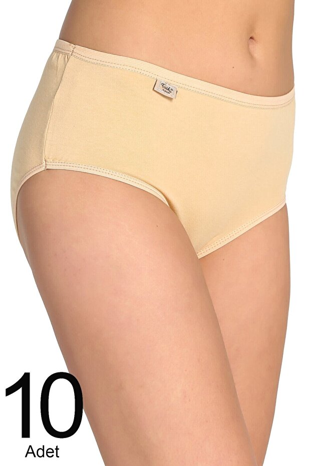 Women's Skin 10 Pack Lycra Bato Panties Elf568t0924ccm10