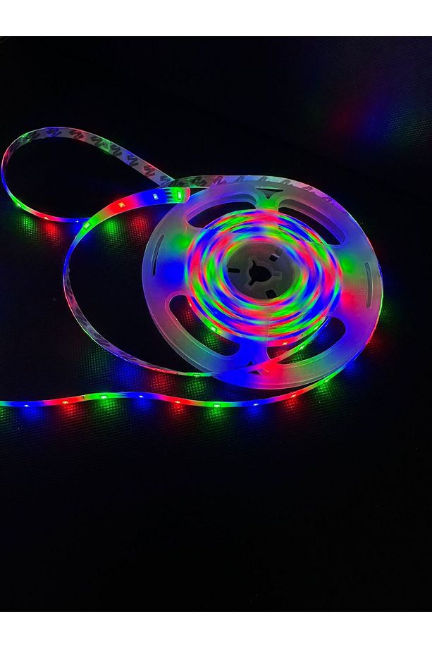 Şerit Led 5 Metre Animasyonlu Tak Çalıştır Kumandalı  Rgb Şerit Işık Aydınlatma kendinden yapışkanlı - 5