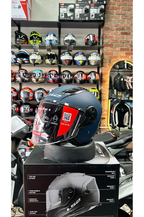 AIRFLOW 2 MAT NAVY MAVİ KASK - 2