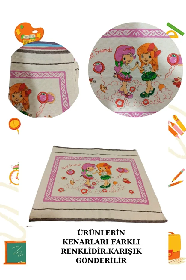 Okul Beslenme Peçetesi Ve Örtüsü 35x50 (4 ADET ALIN 3 ADET ÖDEYİN) STOKTA OLAN MODEL GELİR - 1