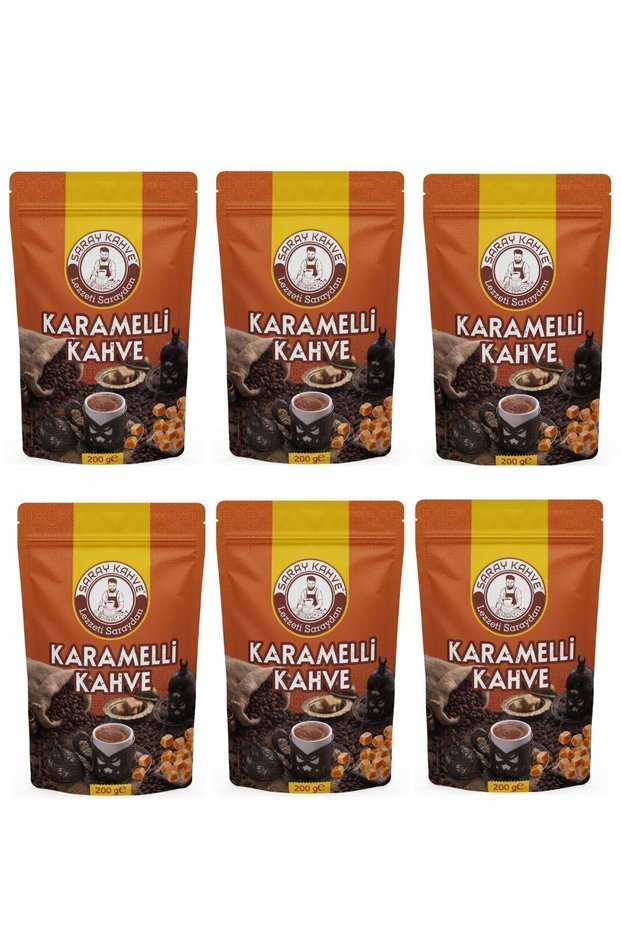 Caramel Ottoman Coffee 200 Gr 6 Pieces Advantageous Pack