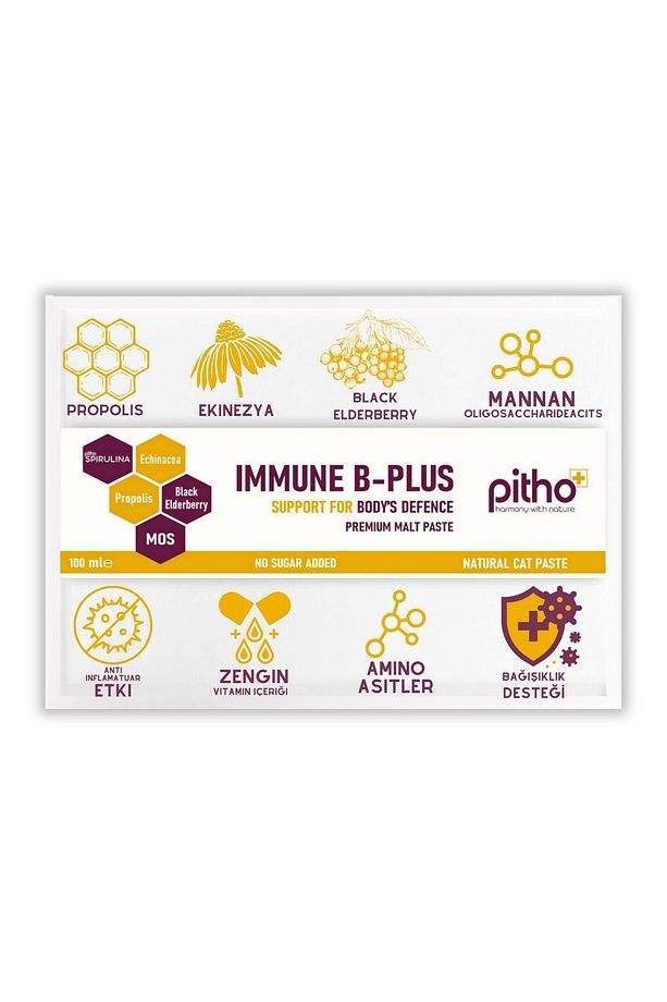 Immune B Plus | Kediler Için Doğal & Güçlü Malt 100 ml - 3