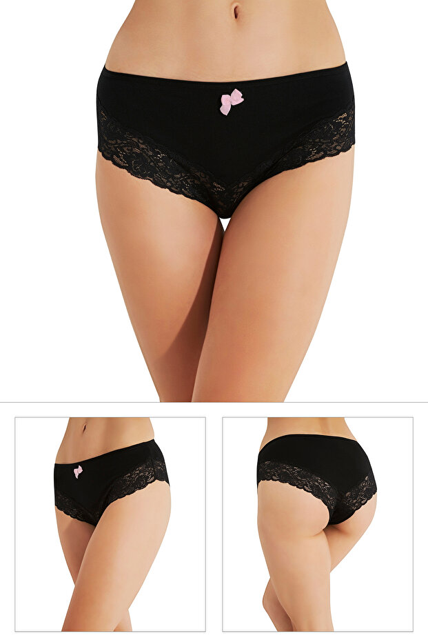 14946 DANTELLİ 3 LÜ KÜLOT - 2