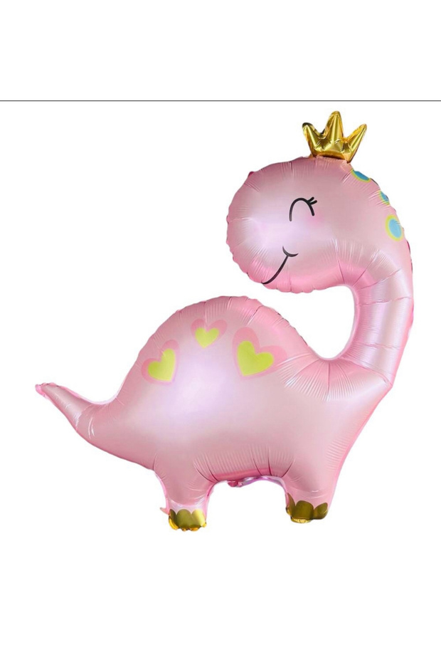 Pink Dinosaur Foil Balloon