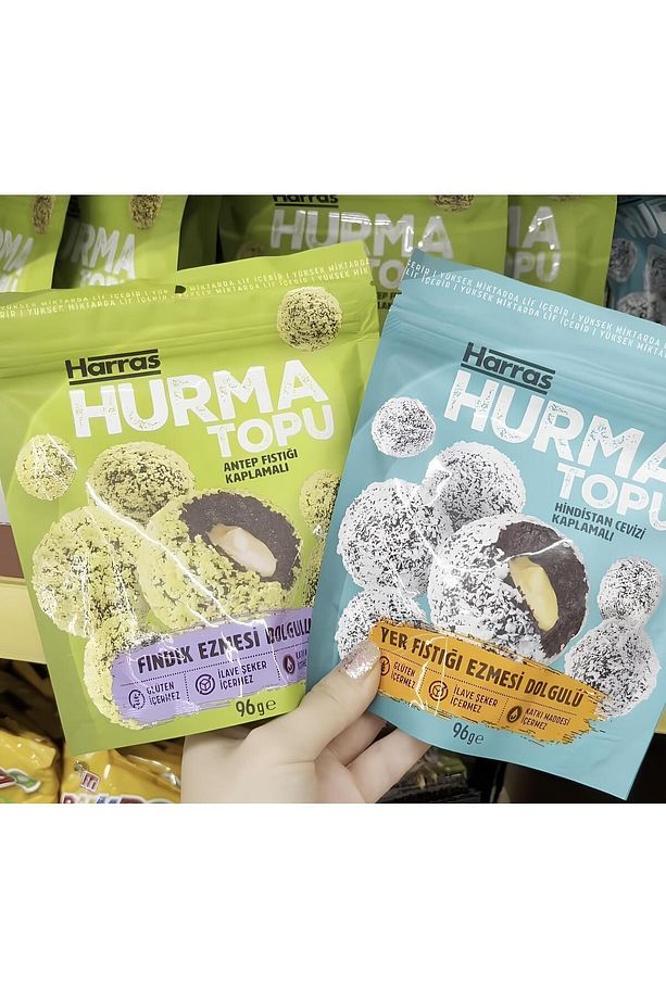 Antep fıstık kaplı hurma topları 96 gr X 4 Adet - 4