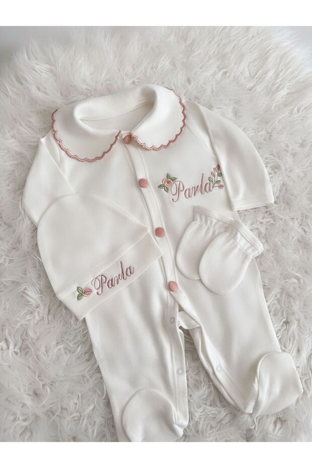 Floral Embroidery Jumpsuit