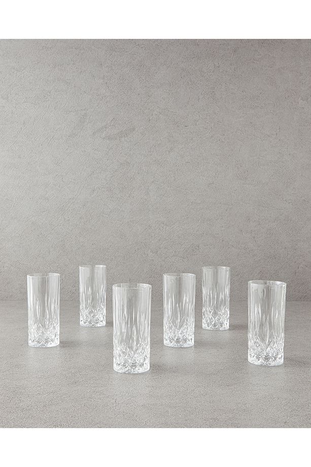 Leonora Kristalin 6'lı Bardak 300 ml Şeffaf - 1