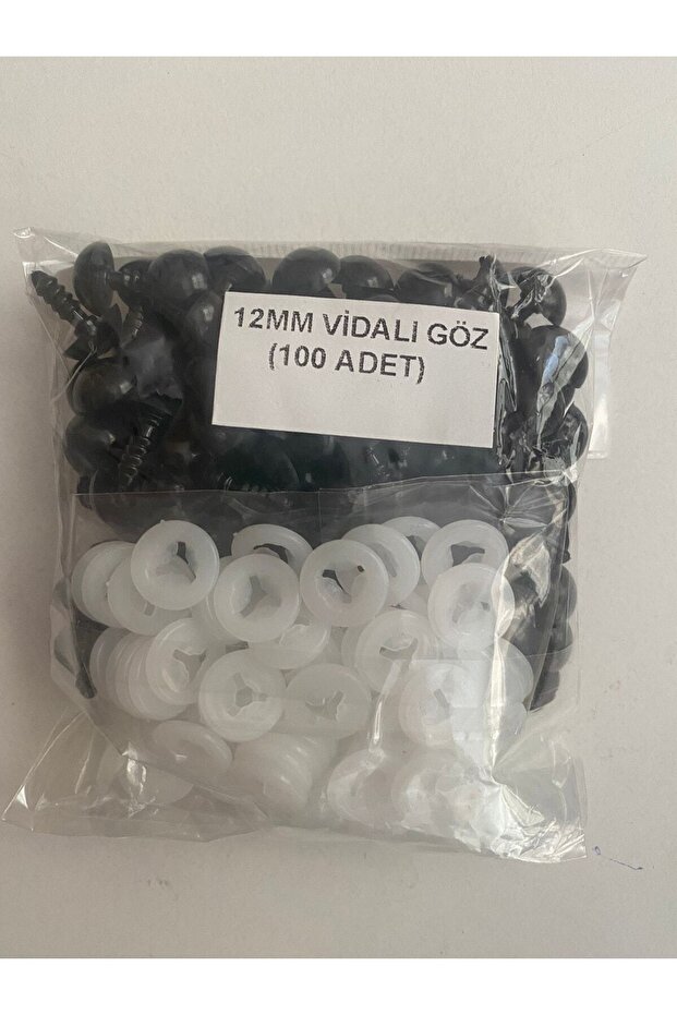 Amigurumi Locked Eye 12mm 100 Pieces 50 Pairs