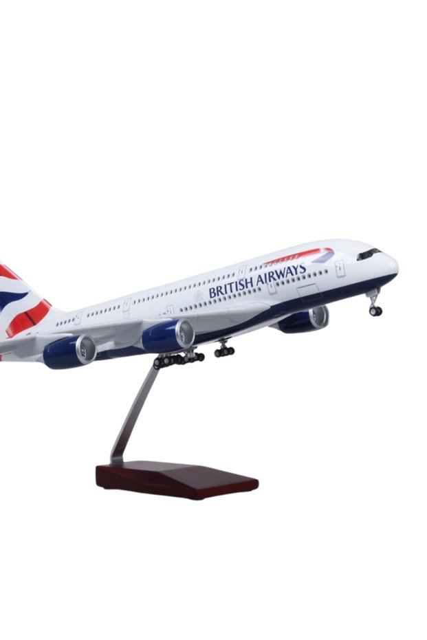 1/160 Scale 46CM Aircraft Airbus 380 A380 British Airways Airplane Model Plane Children Toys Game...