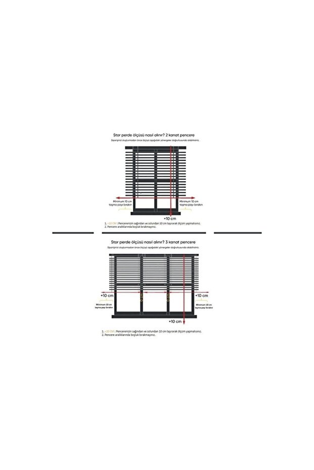 Ithal Bambu Beyaz Stor Perde Etek Dilimsiz - 2