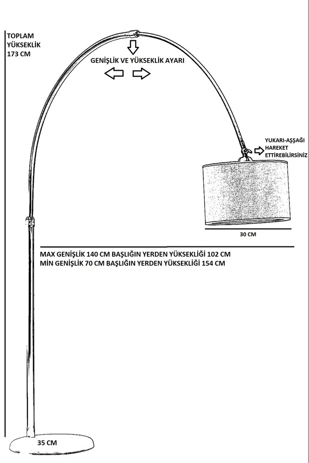 VARGAS MAT KROM RATTAN BAŞLIKLI LAMBADER - 3