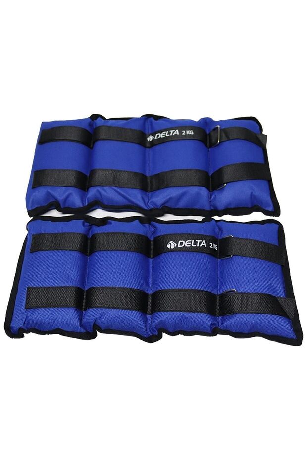 2 Kg x 2 Adet Toplam 4 Kg El Ayak Bilek Kas Güçlendirici Ağırlık Seti Kum Ağırlık Torbası - 3