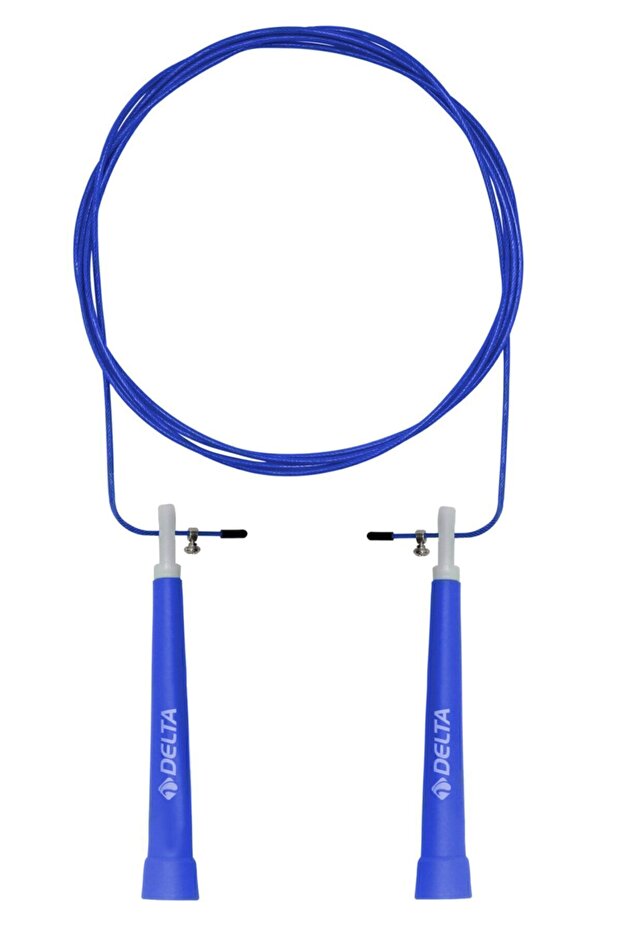 Blue Crossfit Speed Jump Rope Fast Blue Jump Rope with Steel Wire