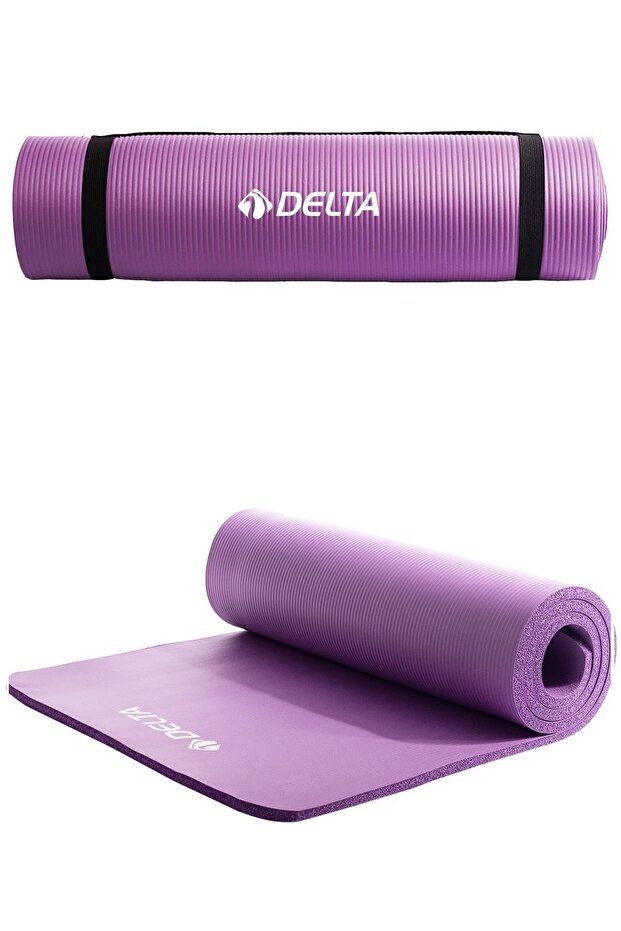 Delta Konfor Zemin 10 mm Taşıma Askılı Pilates Minderi Yoga Matı-MOR