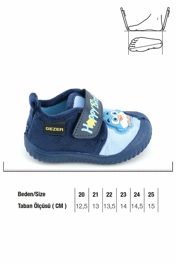 Çocuk Ev Okul Kreş Yumuşak Keten Ayakkabı Panduf - 2