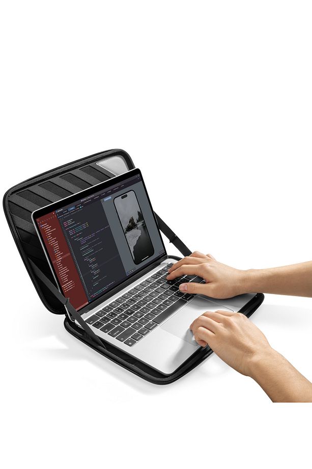 Fancy Case-A06 14" Siyah iPad Kılıfı A06D2D1 - 6