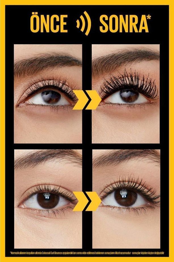 Colossal Curl Bounce Maskara & Instant Anti Age Eraser Kapatıcı 01 Light 2'li Göz Makyajı Seti - 3