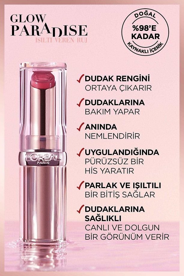 L'oréal Paris Color Riche Shine Ruj 112 Only In Paris - Pembe - 5