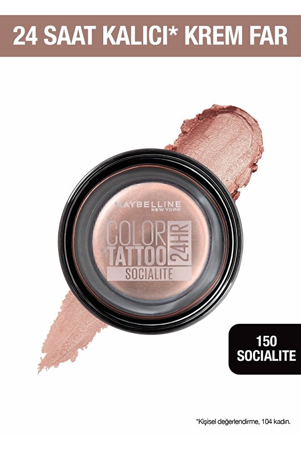 Krem Göz Farı - Color Tattoo 24HR 150 Socialite - 1