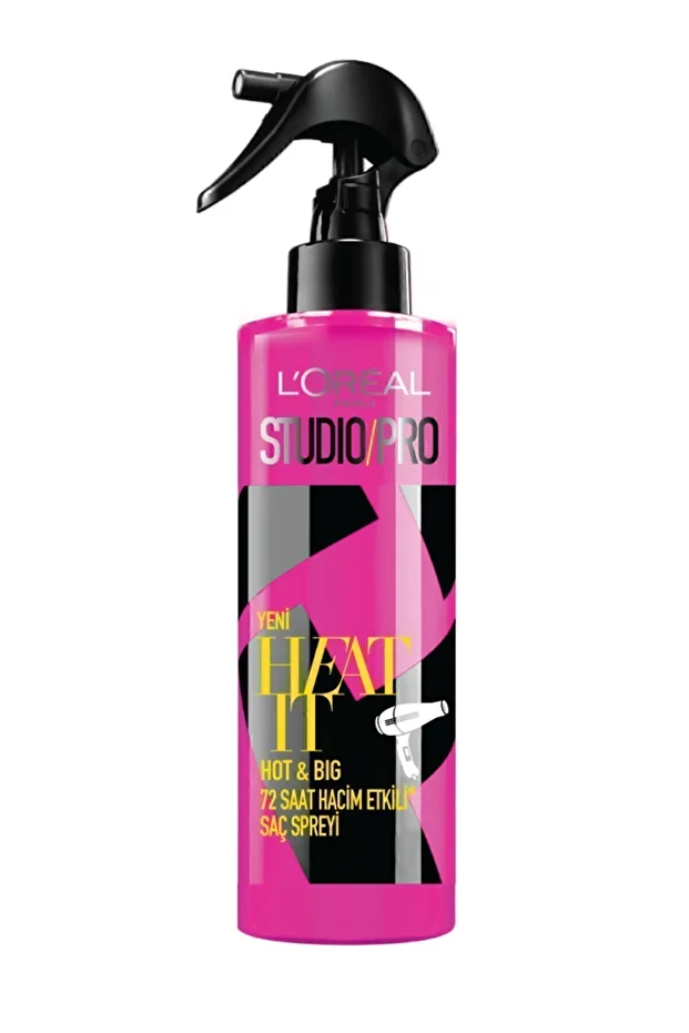 L'oréal Paris Studio / Pro Heat It Hot & Bıg 72 Saat Hacim Etkili* Saç Spreyi - 1