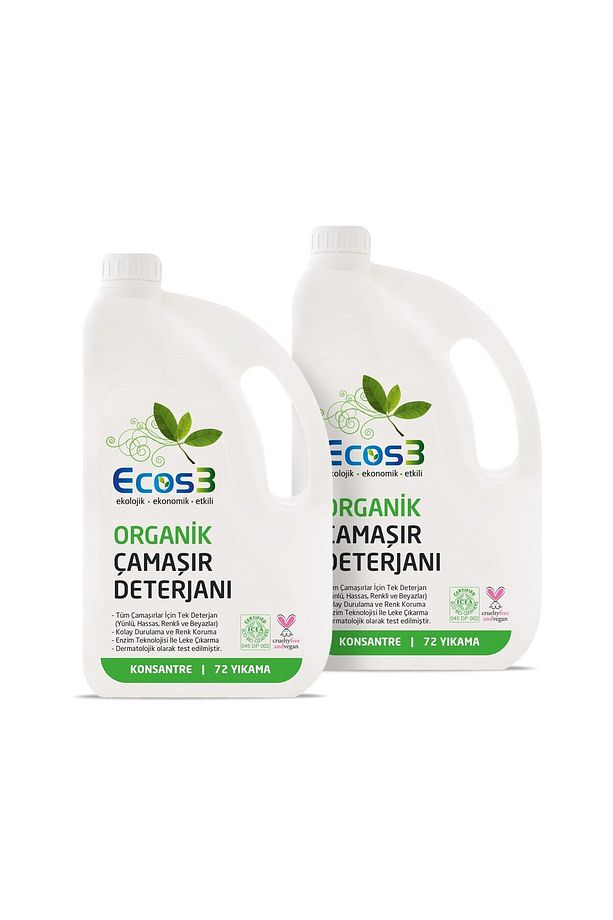 Organik Çamaşır Deterjanı 2500 ml x 2 Adet - 1