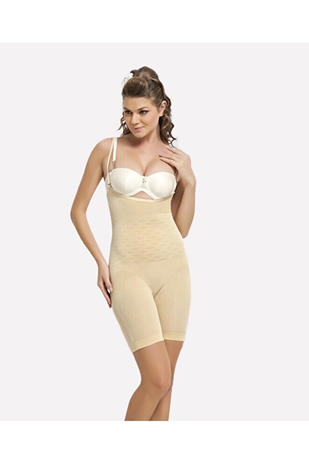 Nbb Seamless Shaper with Underbust Shorts, Size 1, Slimming Body Corset-2480