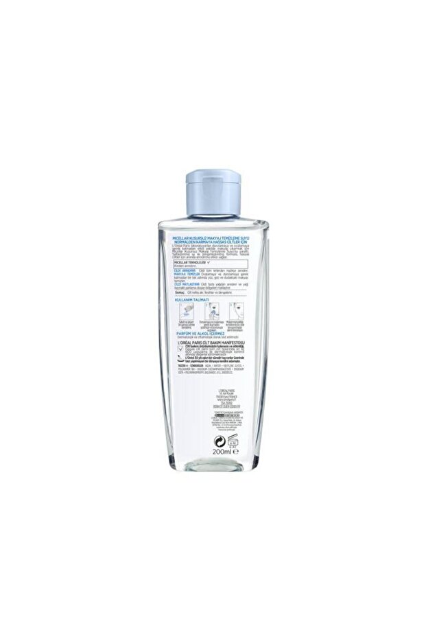 L'oréal Paris Micellar Makyaj Temizleme Suyu 200ml Normalden Karmaya - 3