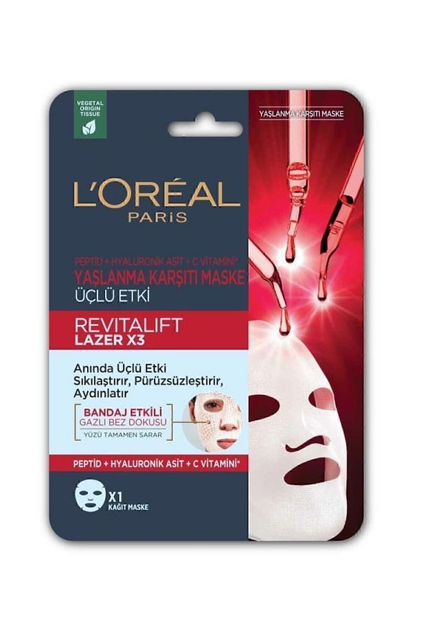 Revitalift Lazer X3 Yaşlanma Karşıtı Maske 3lü Set - 3