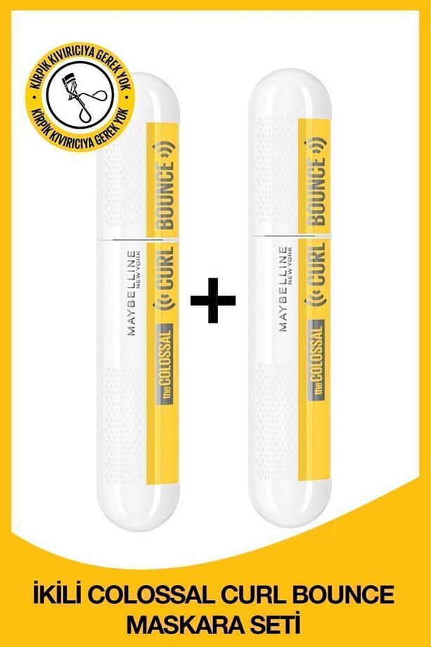 Colossal Curl Bounce Maskara 2'li Set - 1