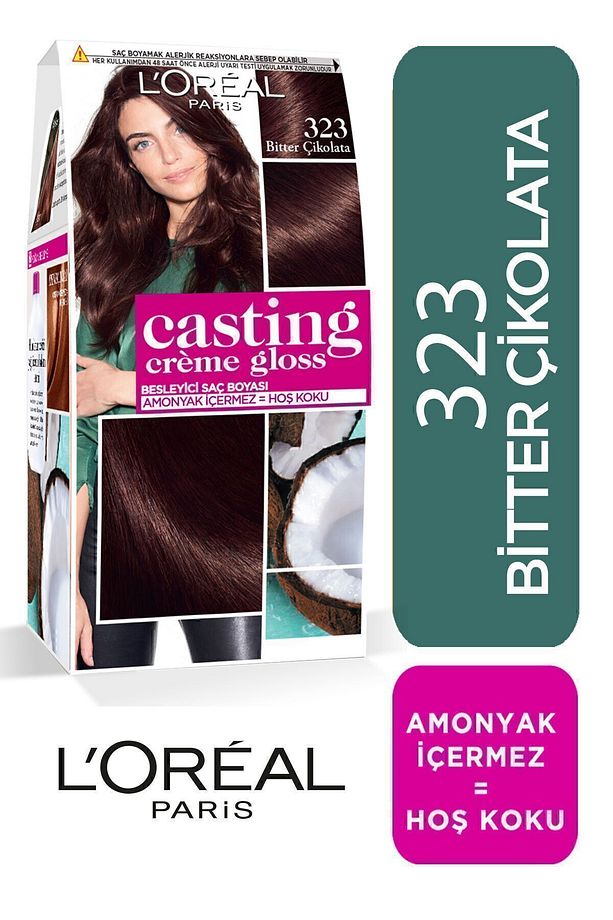 Saç Boyası - Casting Creme Gloss 323 Bitter Çikolata 3600523302932 - 6