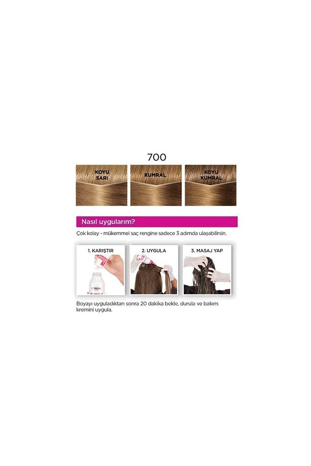 Saç Boyası - Casting Creme Gloss 700 Parlak Kumral 3600523302925 - 5