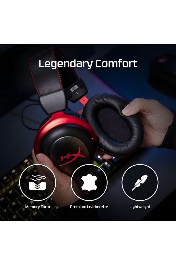 Cloud II Wireless Headset Kablosuz Oyuncu Kulaklığı 4P5K4AA HHSC2X-BA-RD/G - 4
