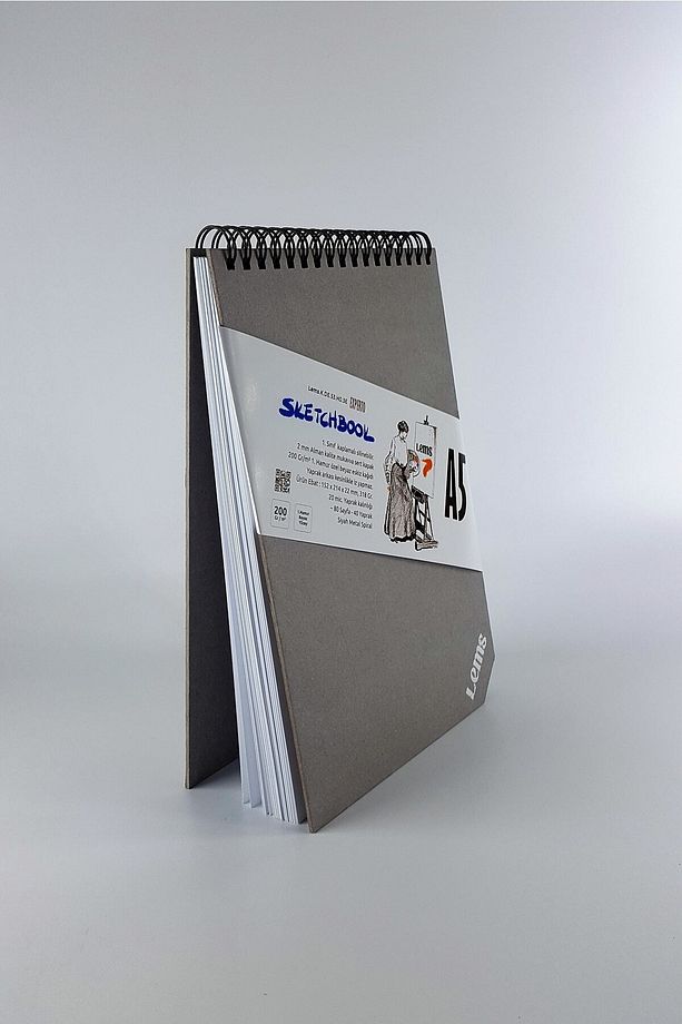 Experto A5 200 Gr. 80 Syf. 40 Yaprak Sert Kapak Eskiz Defteri Sketchbook - 2