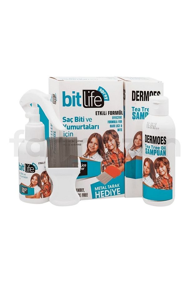 Bit Life Spreyi 100 Ml + Bit Life Şampuanı 150 Ml Demir Tarak Hediyeli - 1