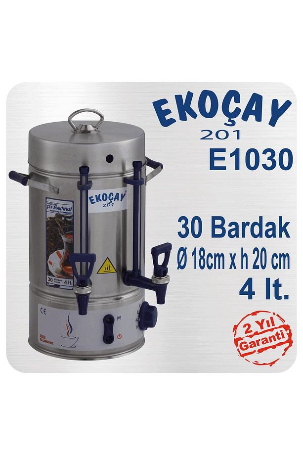 Ekoçay Çay Makinesi 30 Bardak Semaver - 2