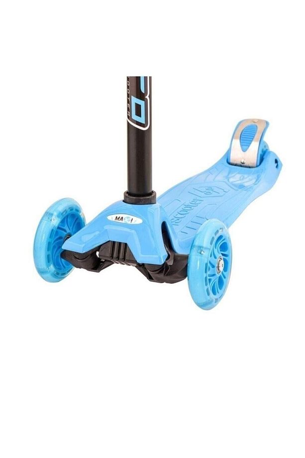 3 Tekerlekli Işıklı Scooter Oyuncak 3 Tekerlekli Led Işıklı Yükseklik Ayarlı Frenli Çocu - 4