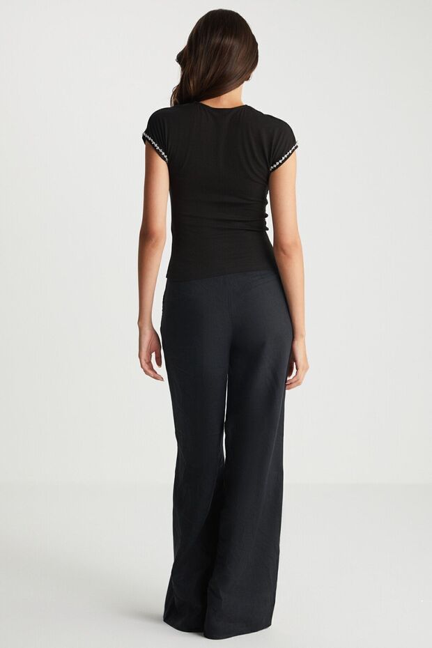 Siyah Modal Tişört - 6