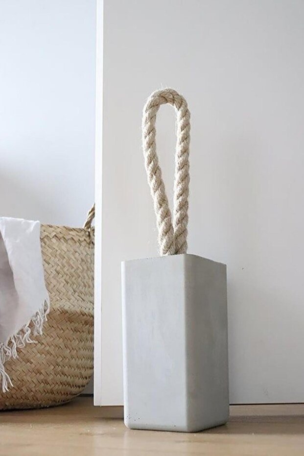 سدادة باب خرسانية مستطيلة مع سلسلة خوص - 1