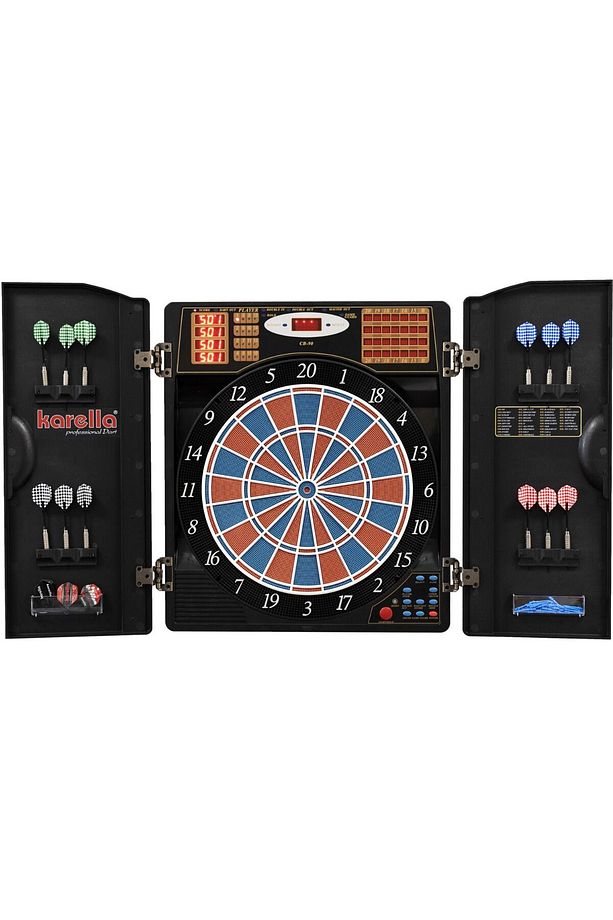 Profesyonel Elektronik Dart Tahtası Kabinli Karella Dart Cb-90 - 2