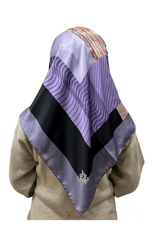 Kadın Twill Polyester Eşarp I13808 - 2